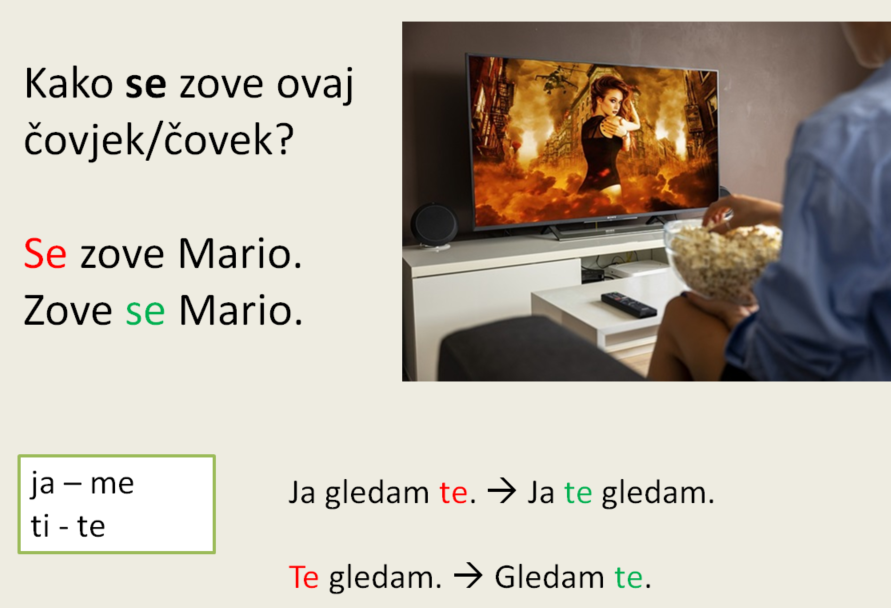 Red riječi u rečenici - video